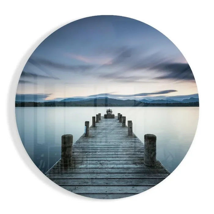 Dock Glass Wall Art – 24” X 24”