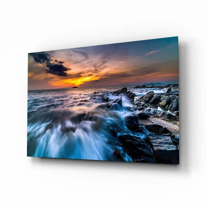 Endless Sea Glass Wall Art – 28.5 » x 18 «