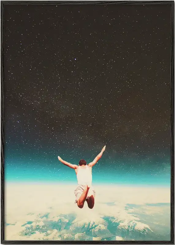 Falling With A Hidden Smile – Poster / 8 » x 12 » in / No
