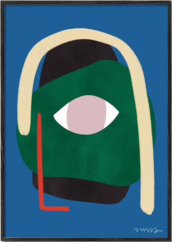 Green Woman – Poster / 8 » x 12 » in / No