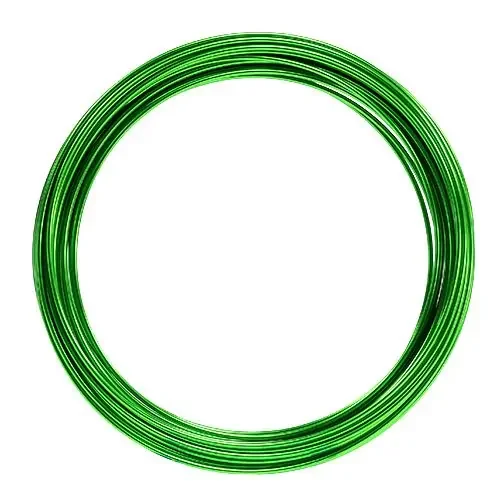 Hilo de aluminio 2mm 100g verde manzana