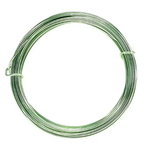 Hilo de aluminio 2mm 100g verde menta