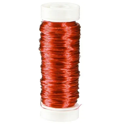 Hilo decorativo Ø0.30mm 30g/50m rojo