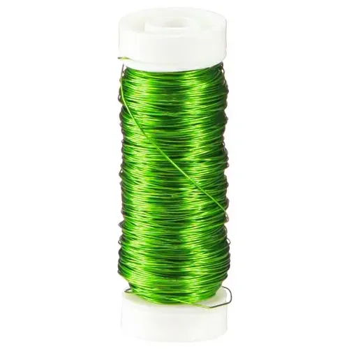 Hilo esmaltado deco Ø0.30mm 30g 50m verde manzana