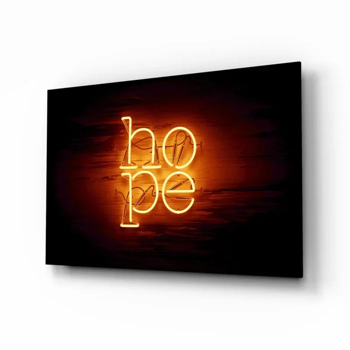 “Hope” Glass Wall Art – 28.5 » x 18 «
