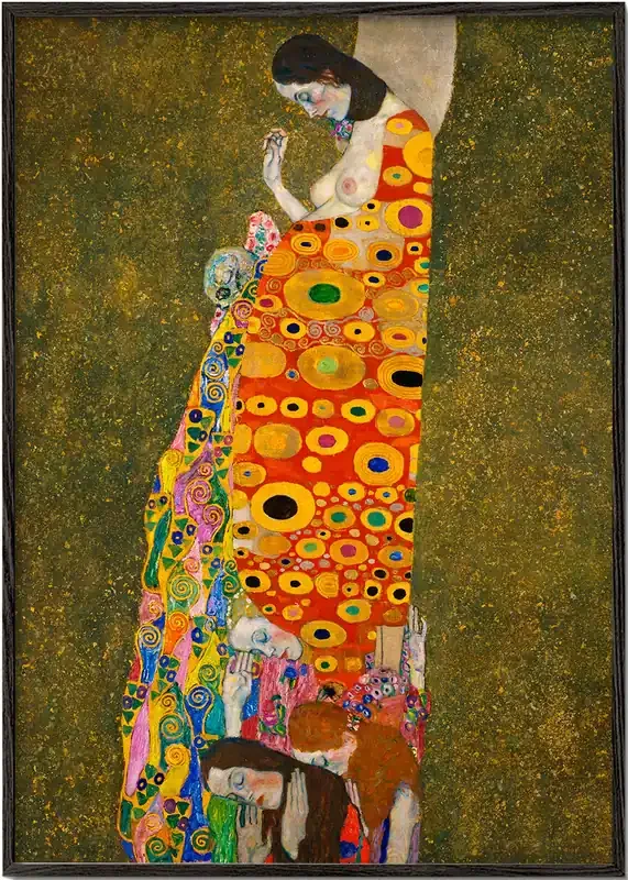 Hope II – Gustav Klimt – Poster / 8 » x 12 » in / No