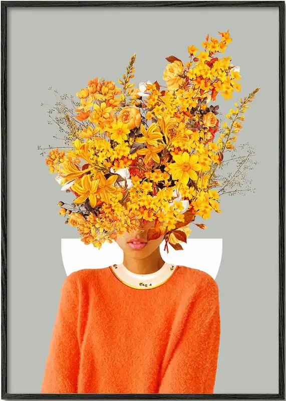 I Saw You Flower In The Reflection of My Soul – Poster / 8 » x 12 » in / No