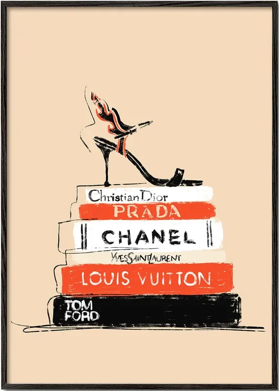 Illustration Fashion Books – Poster / 8 » x 12 » in / No