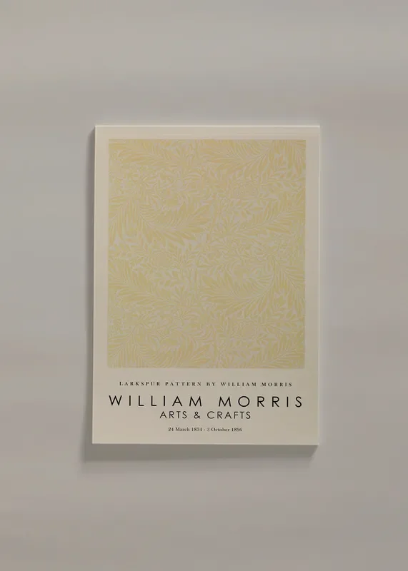 Larkspur Pattern by William Morris Exhibition