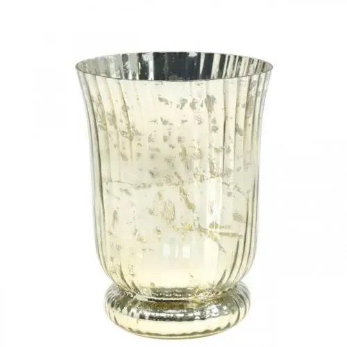 Linterna portavelas de vidrio portavelas de vidrio Ø14.5cm H20cm