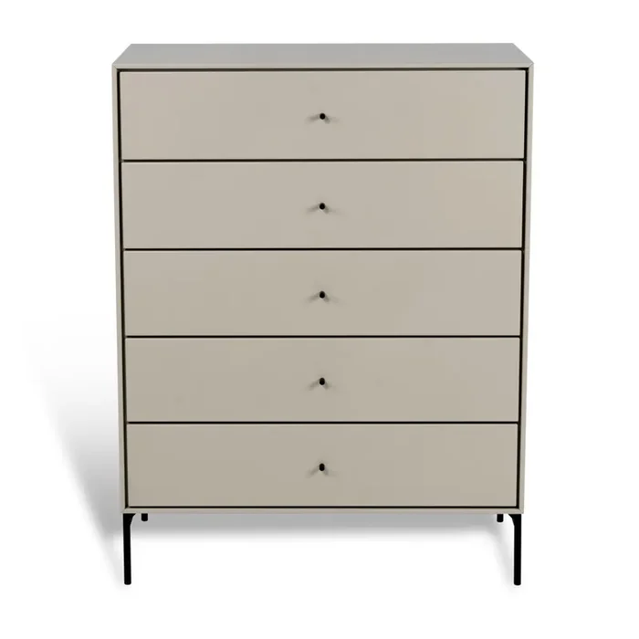 Lusso Cómoda Volt 5 cajones beige | Mavis | Tienda online