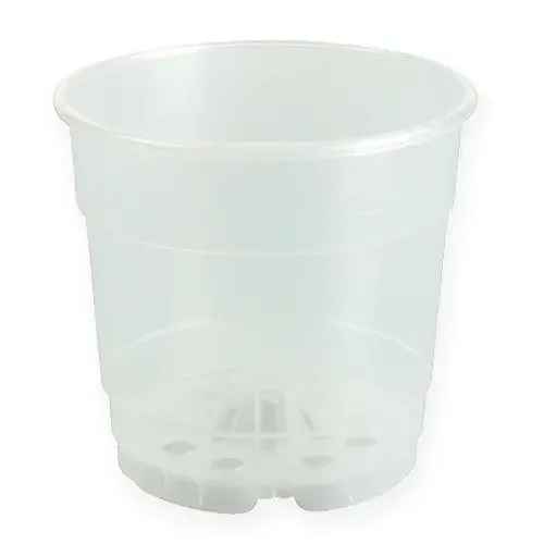 Maceta para orquídeas transparente Ø15cm 10uds