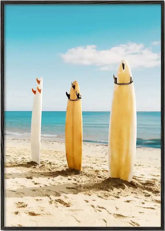 Malibu Surfboards – Poster / 8 » x 12 » in / No
