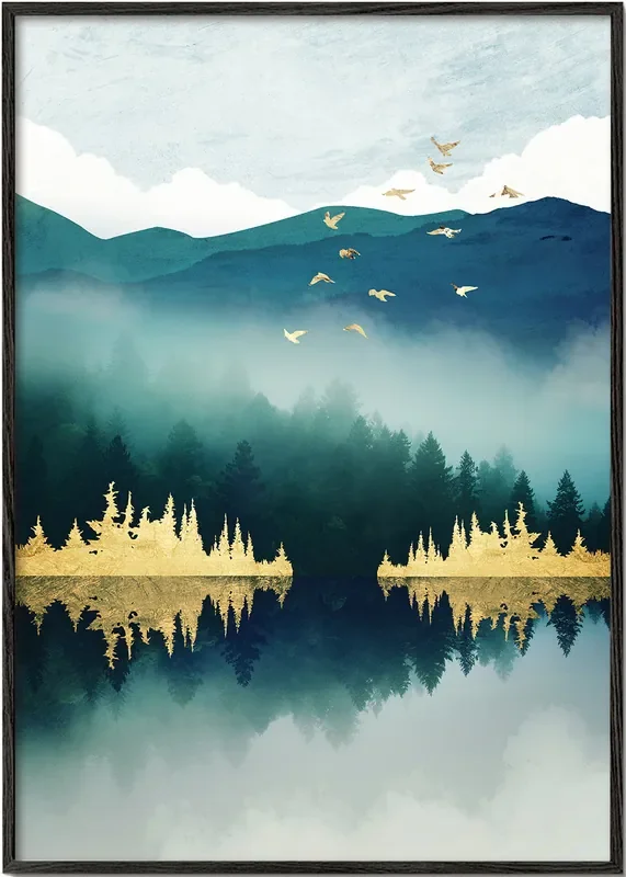 Mist Reflection – Poster / 8 » x 12 » in / No