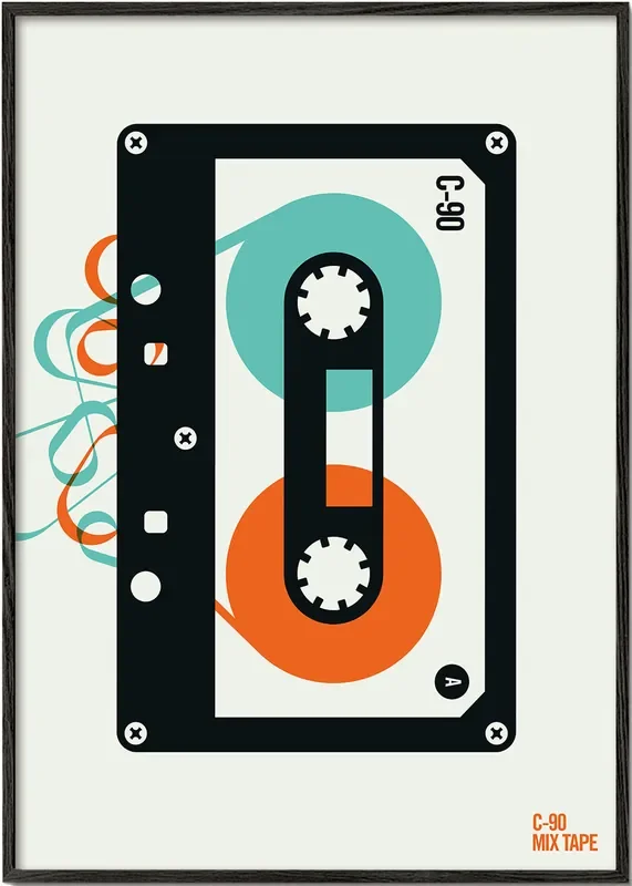 Mixtape – Poster / 8 » x 12 » in / No