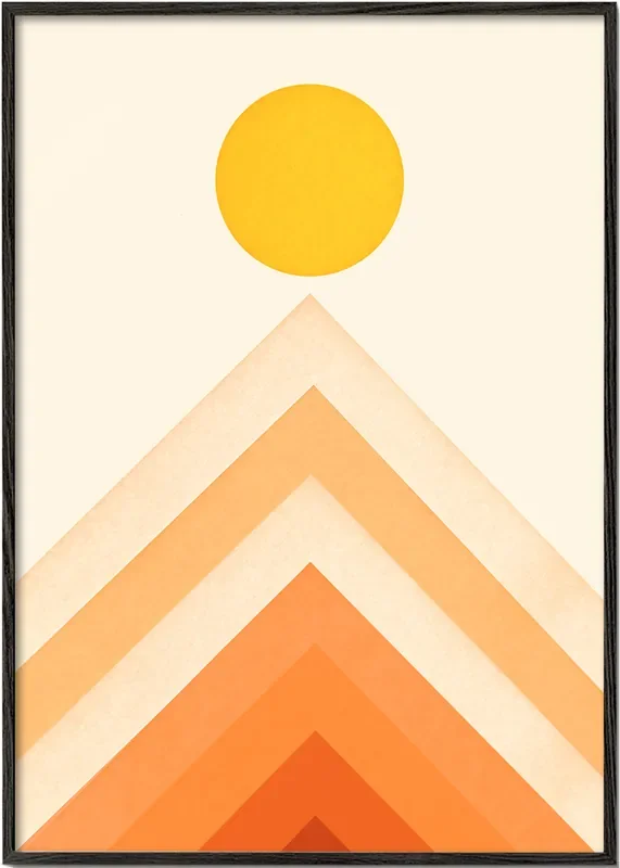 Mountainscape 4 – Poster / 8 » x 12 » in / No