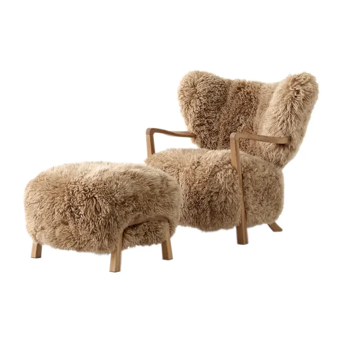 Offerta Del Giorno Sillón Wulff Lounge Chair ATD2 incl. puf ATD3 | &Tradition | Tienda online