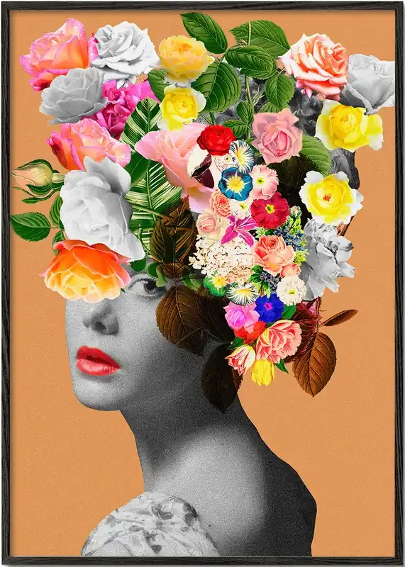 Orange Lady – Poster / 8 » x 12 » in / No