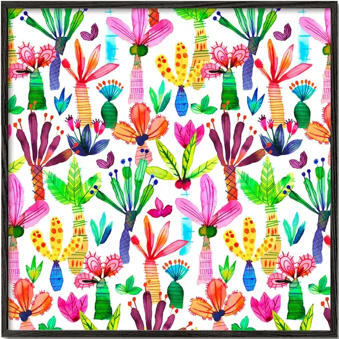 Palms Garden Square – Poster / 20 » x 20 » in / No