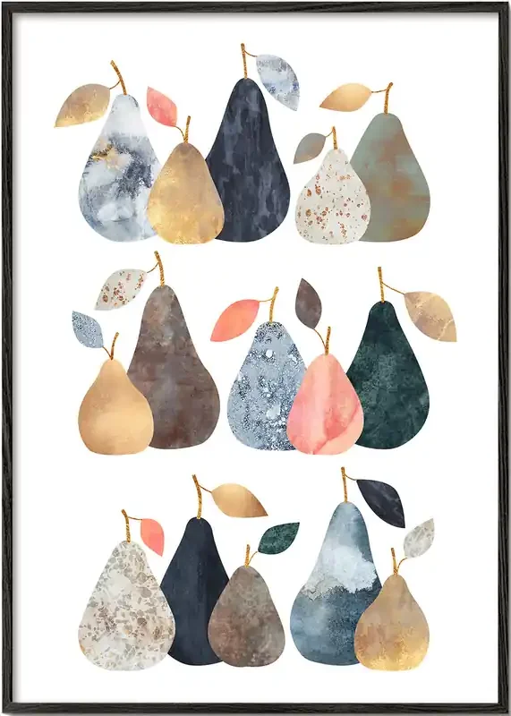Pears – Poster / 8 » x 12 » in / No