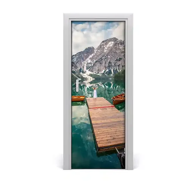 Pegatina para puerta Naturaleza salvaje monte vistas