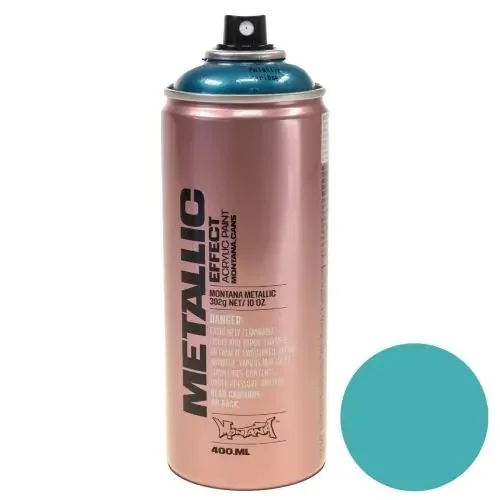 Pintura efecto spray spray pintura metalizada azul caribe 400ml