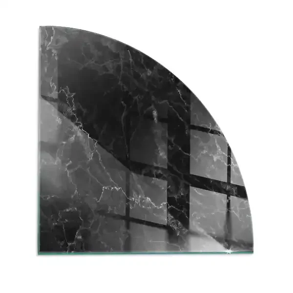 Placa de protección para estufa quarter Elegante patrón de mármol