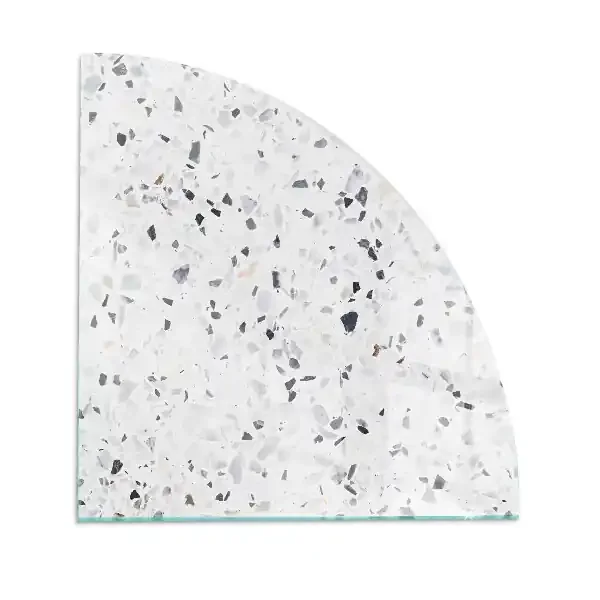Placa de protección para estufa quarter Patrón de piedra con partículas