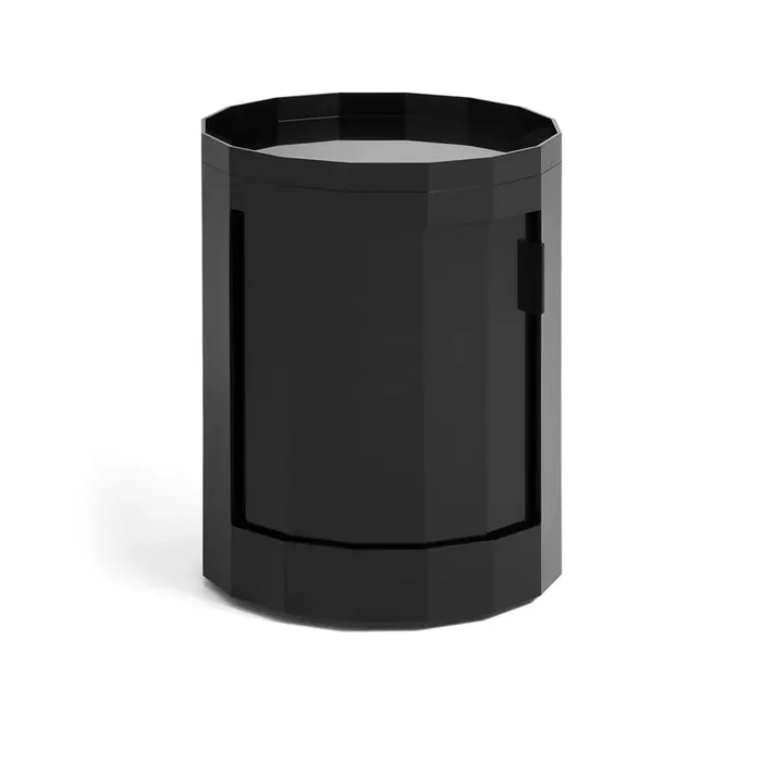 Popolare Mesa auxiliar Facet Cabinet low pies/ruedas 49 cm | HAY | Tienda online