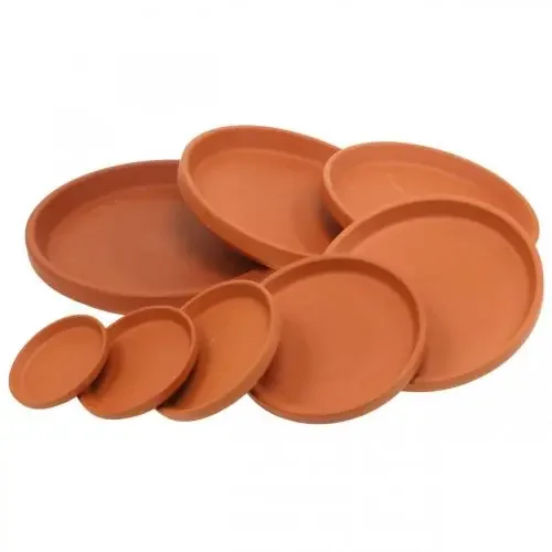 Posavasos de cerámica, platillos de terracota Ø6–17,5 cm