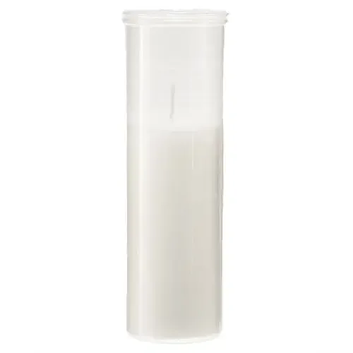 Recambio de velas para lápidas blancas 84h Al.17cm 5 uds.