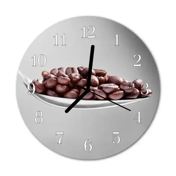 Reloj de vidrio para cocina Cuchara de café