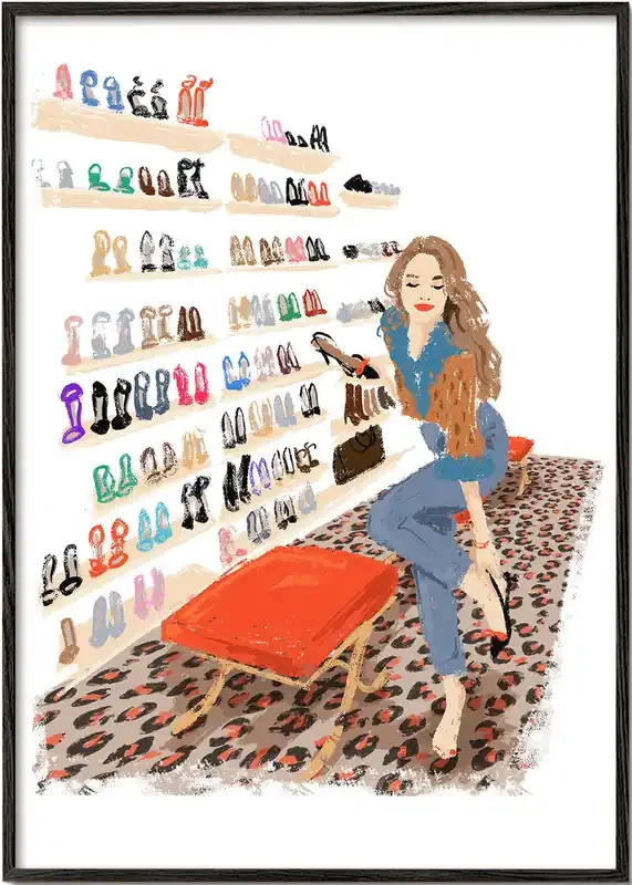 Shoes Shop – Poster / 8 » x 12 » in / No