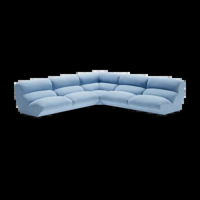 Sofá modular Hi Lo configuración G Gentle 0733 | &Tradition | Tienda online Spedizione Gratuita