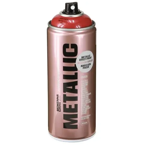 Spray acrílico efecto rojo metalizado Montana Cans spray 400ml