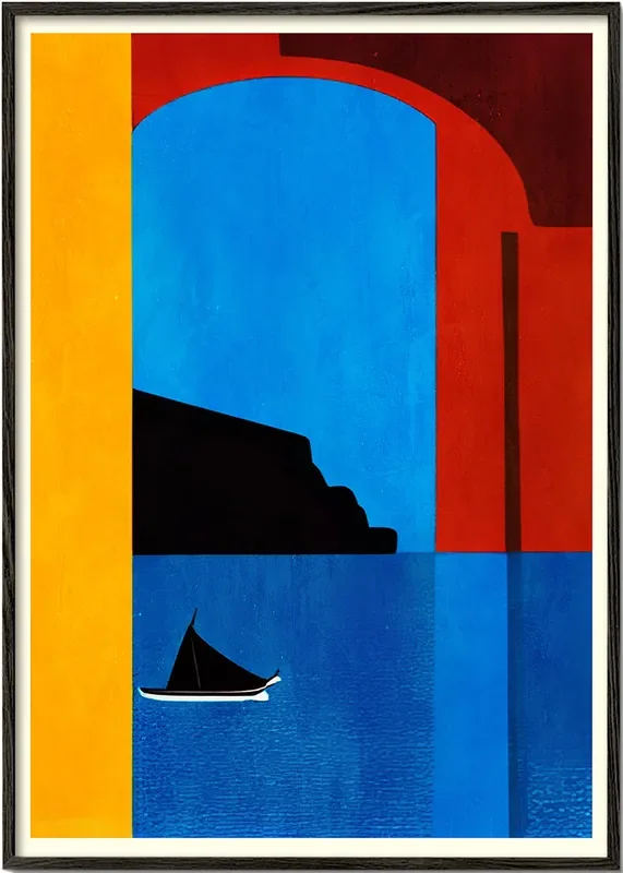 Sunset Cruise In Italy – Poster / 8 » x 12 » in / No