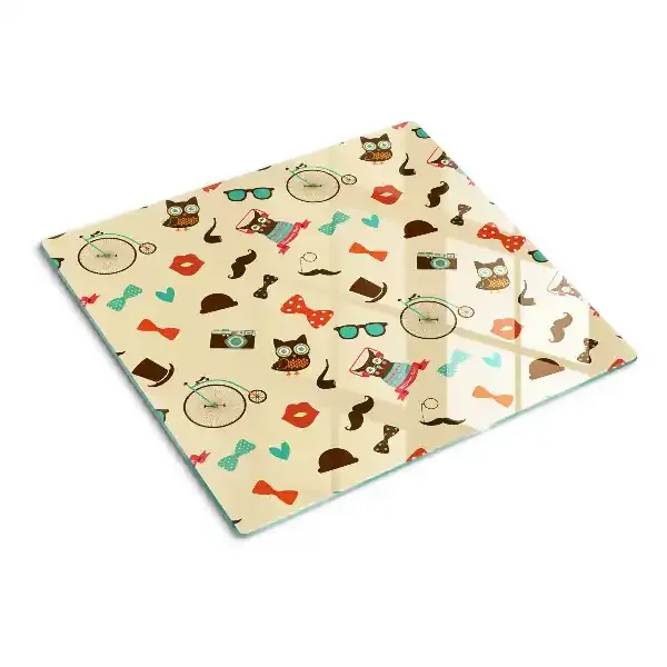 Tabla para cortar Gatitos y accesorios retro