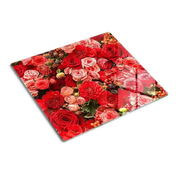 Tabla para cortar Patrón floral con rosas
