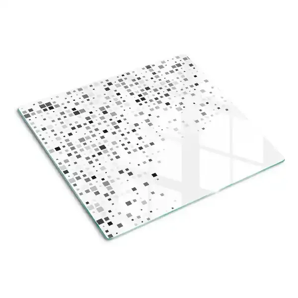 Tabla para cortar Patrones geométricos en tonos de gris