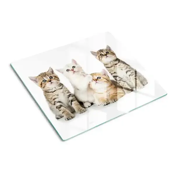 Tabla para cortar Una bandada de gatitos