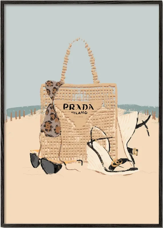 The Beach – Poster / 8 » x 12 » in / No