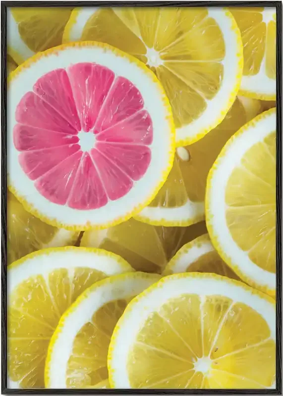 The pink lemon – Poster / 8 » x 12 » in / No