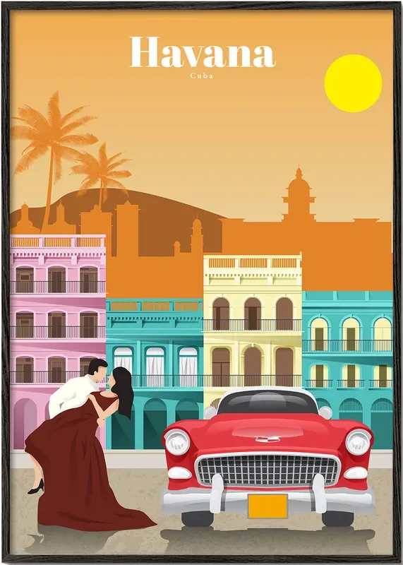 Travel to Havana – Poster / 8 » x 12 » in / No