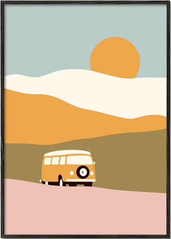 Van – Minimal – Poster / 8 » x 12 » in / No