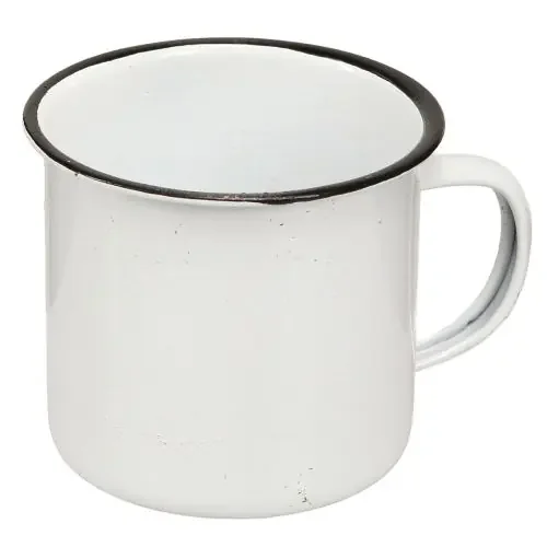 Vaso de metal para plantas, vaso de metal blanco y negro, Ø9 cm, 4 unidades