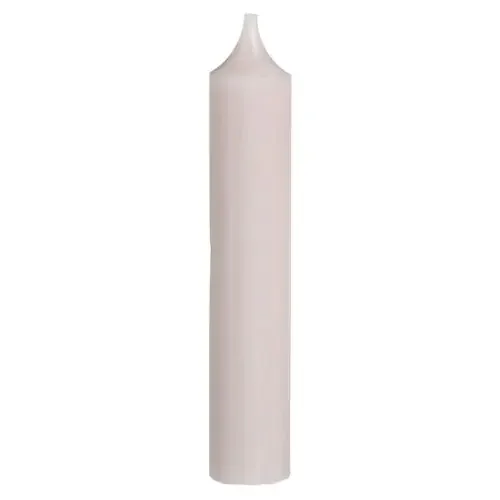 Velas de palo cortas color rosa claro 21×110mm 6uds