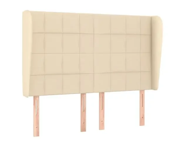 vidaXL cabecero con orejas de tela color crema 147x23x118/128 cm | Brico Depôt Super Prezzo