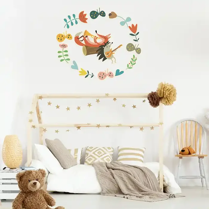 Vinilo infantil Music jungle