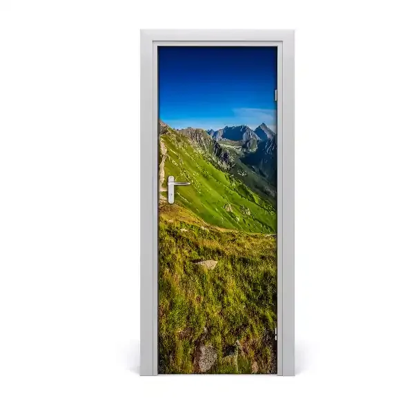 Vinilo para puerta Paisajes de los tatras