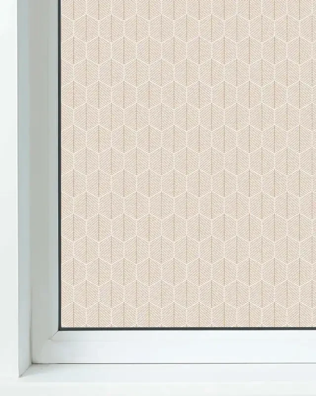 Vinilo para Ventanas Geometría Hojas – 39 x 100 cm